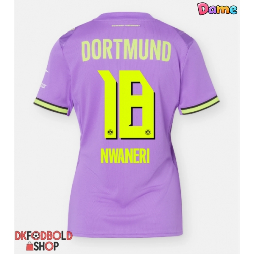 Borussia Dortmund Ethan Nwaneri #18 Tredje trøje Dame 2026-27 Kort ærmer